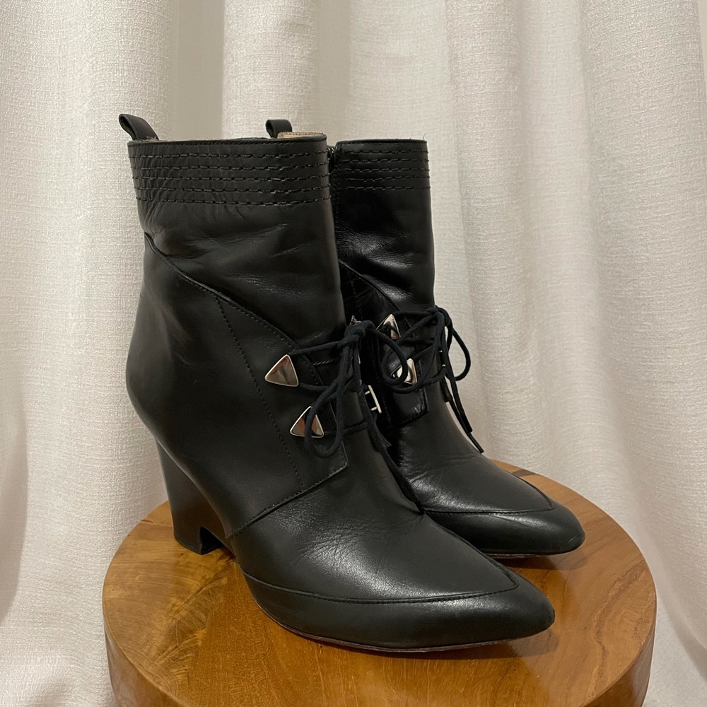 10 Crosby Derek Lam black leather boots